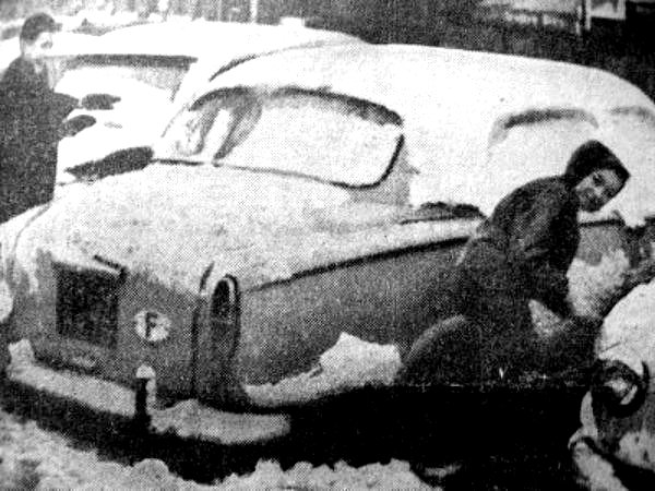 premières neiges fin novembre 1962