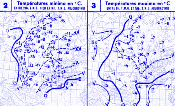 temperatures du 20 decembre 1946