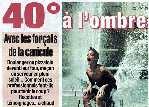 40 a l`ombre aout 2003