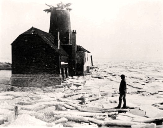 la Manche gelee en fevrier 1895