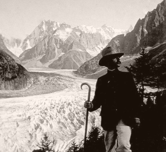 La mer de glace-01 Mer de Glace en aout 1905
