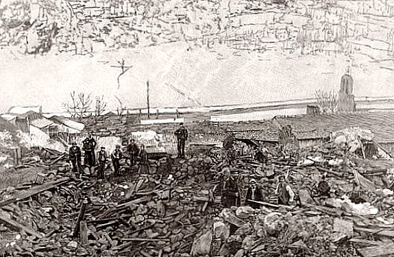 avalanche d`orlu le 3 janvier 1895