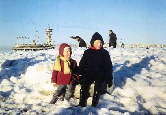 Scheveningen en couleur hiver 1962 1963