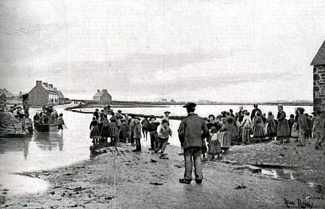 raz de maree en Bretagne dans la nuit du 1er au 2 fevrier 1904