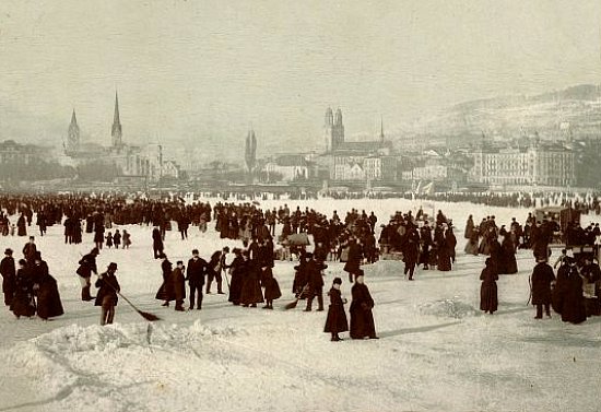 lac de Zurich gele en 1895