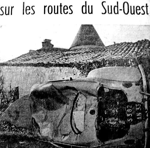 voiture accidentée décembre 62