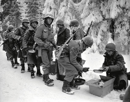 bataille des Ardennes en janvier 1947