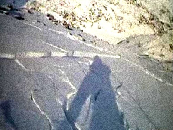 une avalanche en direct