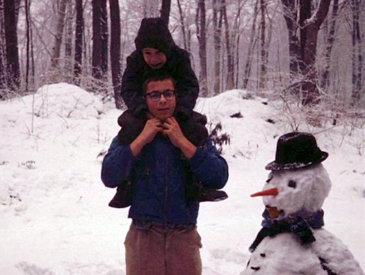 bonhomme de neige hiver 1962 1963