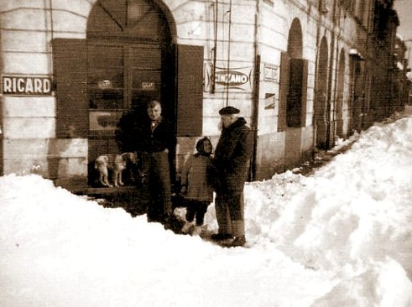 bordelais dans la neige 1956
