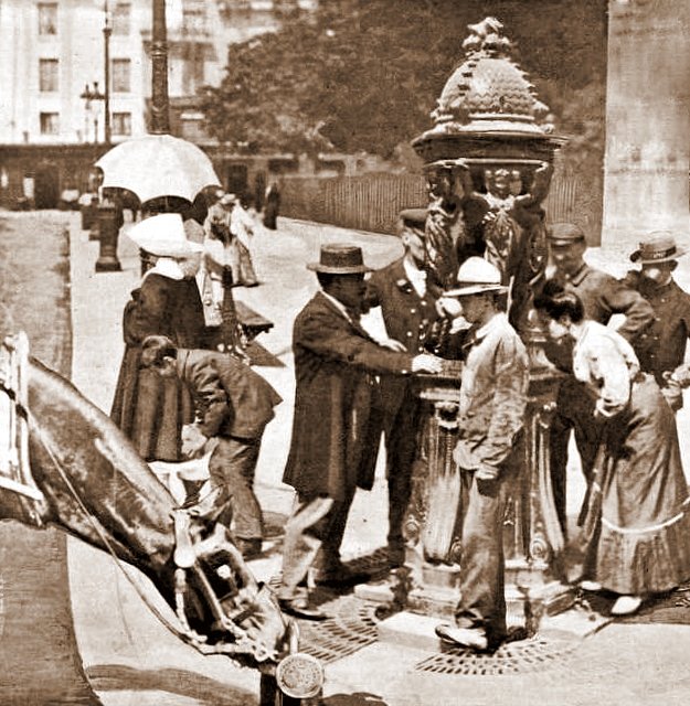 canicule a Paris en juillet 1904