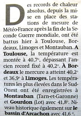 chaleur record aout 2003