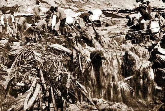crue a Bozel le 16 juillet 1904