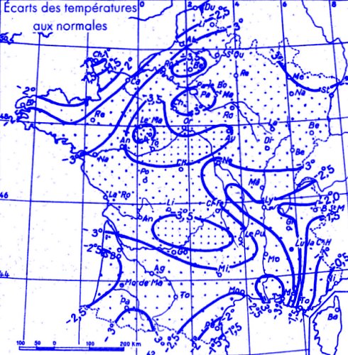 temperatures de decembre 1946