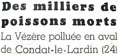 entete degats dans la pisciculture et pollution ete 76