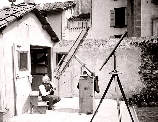 observation de l`eclipse a Foix le 30 aout 1905
