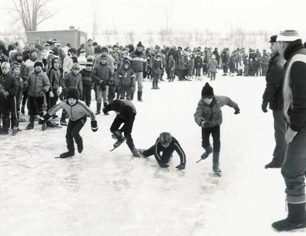 enfants Hollande hiver 1963