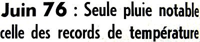 entete sur les records de temperatures en juin 76
