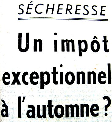 entete sur l`idee d`un impot secheresse
