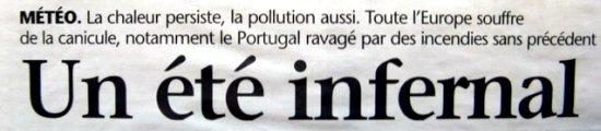 ete infernal juillet 2003
