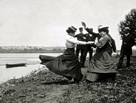 Farandolle farandole pres d`Angers en mai 1905