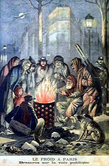 froid a Paris en novembre et decembre 1902
