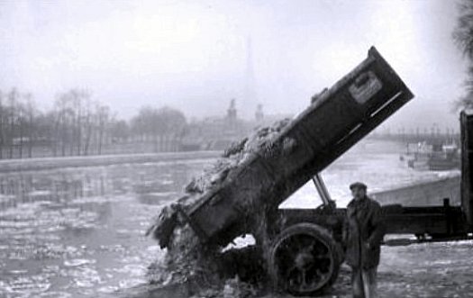 glaces en Seine janvier 1941