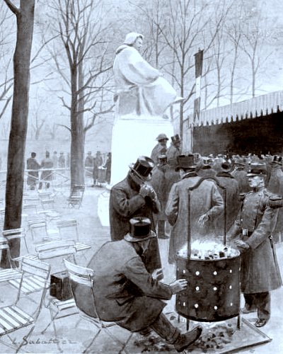 inauguration de la statue de Balzac le 22 novembre 1902