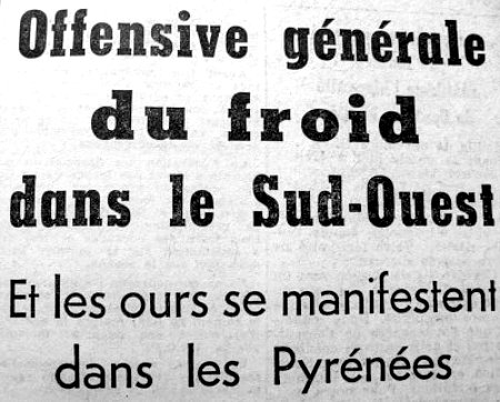 entête sur l`offensive du froid décembre 62