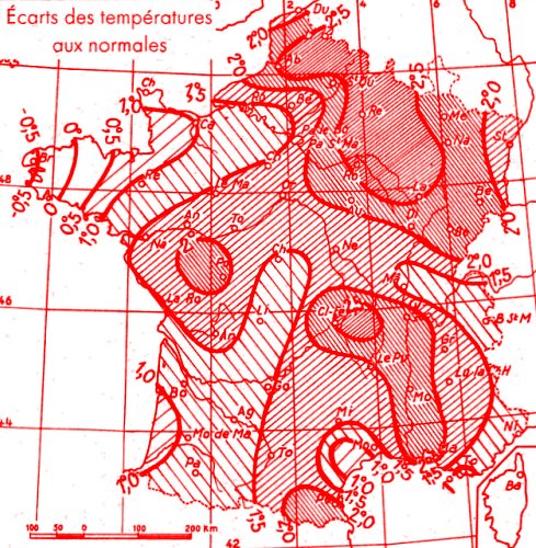 temperatures de juin 1947