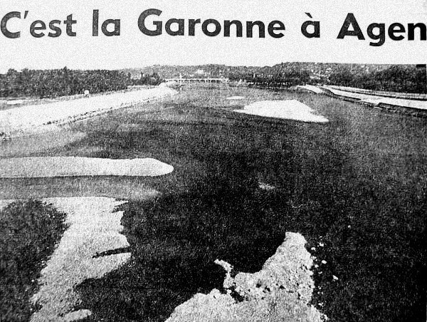 la garonne en juillet 76