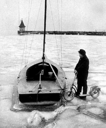 Lac Leman hiver 1962 1963