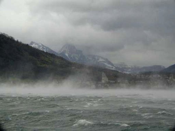rafales sur lac alpin martin 1999