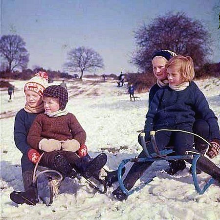 luge en Angleterre hiver 1962 1963