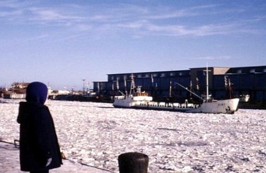 port Ostende hiver 1962 1963