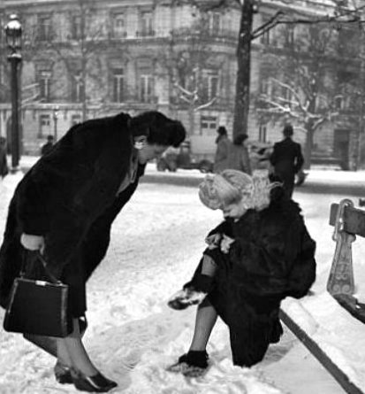 parisiennes en janvier 1945