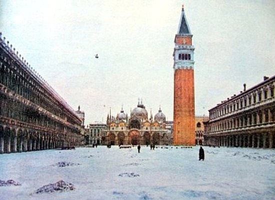 place St Marc à Venise janvier 63