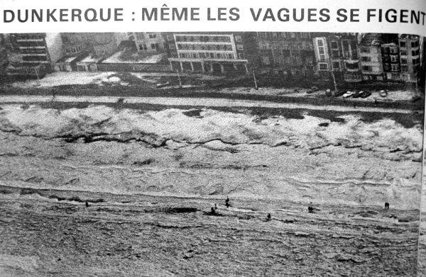 plages dunkerquoises fin janvier 1963
