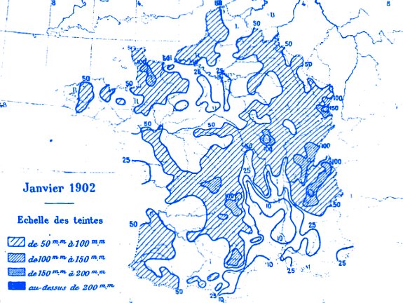 precipitations en janvier 1902