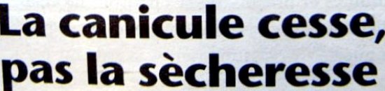 secheresse persistante aout 2003