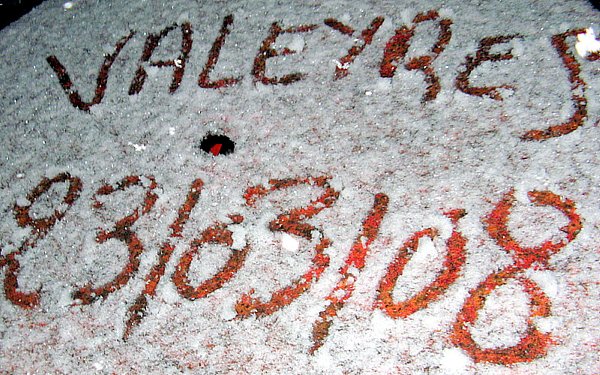 trace ecrite de la neige de la nuit du 23 au 24 mars 2008
