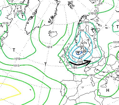 tempete estivale du 25 juin 1904