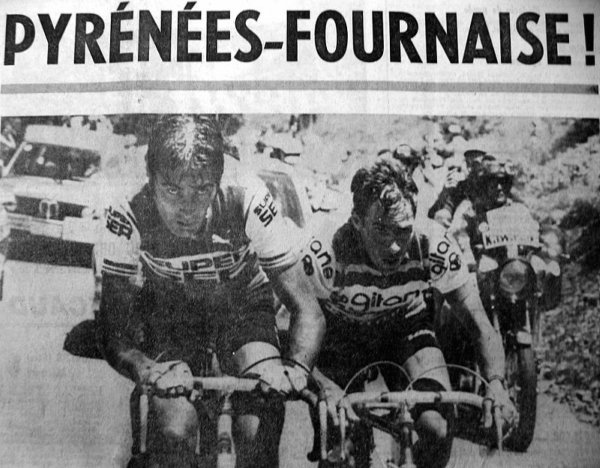 Tour de France dans les Pyrenees le 10 juillet 76
