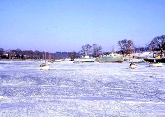 Wootton Angleterre hiver 1962 1963